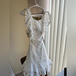 White lace dress
